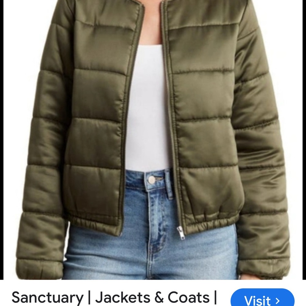 Sanctuary womenDark Green Puffer Jacket
